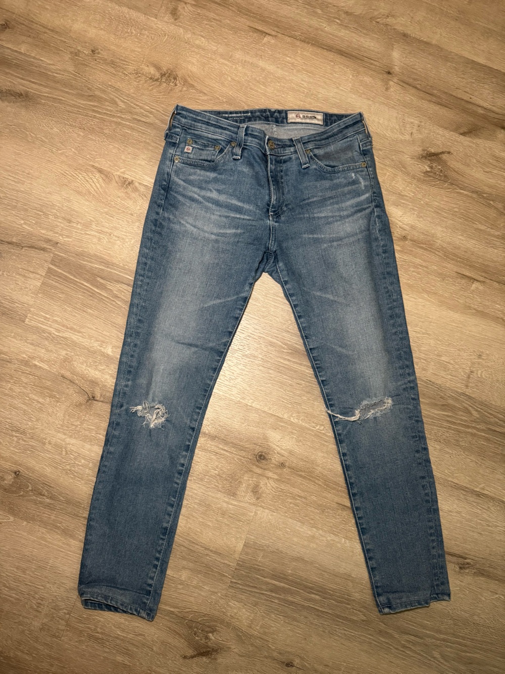 AG Adriano Goldschmied The Legging Ankle Skinny Jeans 27 16 Years Composure